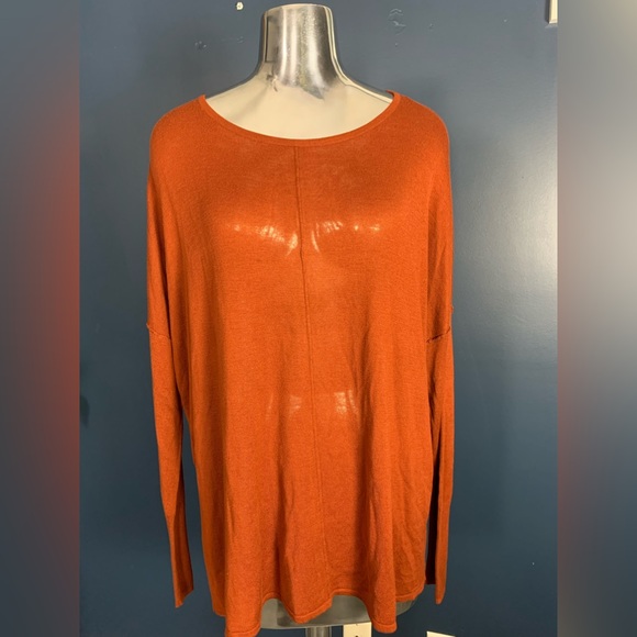 H&M size L Burnt Orange Sweater - Picture 1 of 1